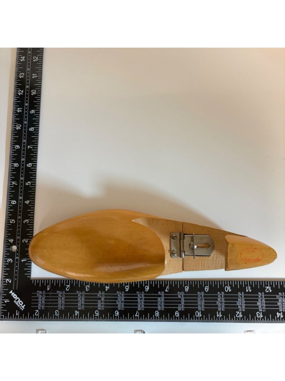 D MacKay Adjustable Wood Shoe Tree Stretchers Lasts Forms 11B Metal Hardware VTG - Picture 7 of 7